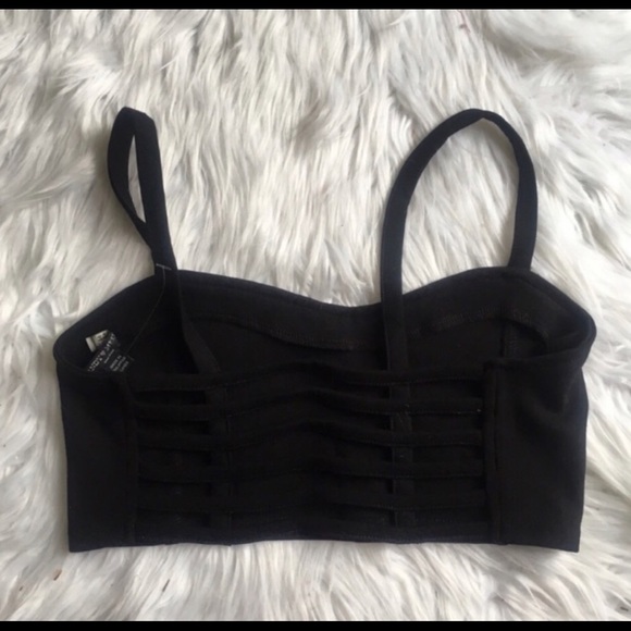 BRANDY MELVILLE BLACK BRALETTE - Picture 3 of 4